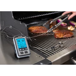 Broil King Digitális hús hőmérő, kábeles, 2 db érzékelővel, háttér világítással
