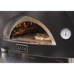 Alfa Forni Moderno 1 Pizza - Fatüzelésű - Szürke