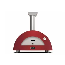 Alfa Forni Moderno 2 Pizze - Fatüzelésű - Piros 
