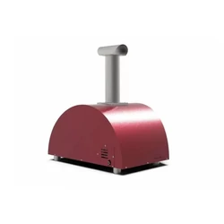 Alfa Forni Moderno 2 Pizze - Fatüzelésű - Piros 