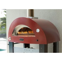 Alfa Forni Moderno 2 Pizze - Gázüzemű - Piros