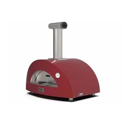 Alfa Forni Moderno 3 Pizze - Fatüzelésű - Piros