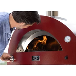 Alfa Forni Moderno 3 Pizze - Gázüzemű - Piros