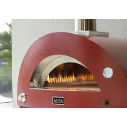 Alfa Forni Moderno 3 Pizze - Gázüzemű - Piros