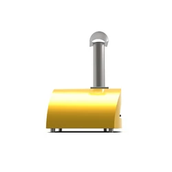 Alfa Forni Moderno 5 Pizze - Fatüzelésű - Sárga