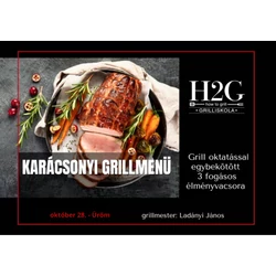 Karácsonyi grillmenü - Grill oktatás és élményvacsora - 2025. 12. 16.