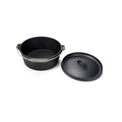Öntöttvas Dutch Oven, lábas 4,5 L–fedővel, emelővel