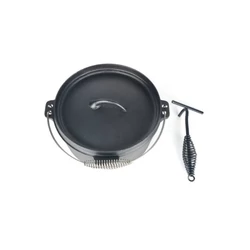 Öntöttvas Dutch Oven, lábas 4,5 L–fedővel, emelővel