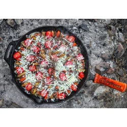 Petromax öntöttvas serpenyő, hosszú nyéllel (Ø 35 cm)