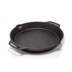 Petromax öntöttvas serpenyő, két füllel (Ø 35 cm)
