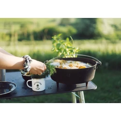 Petromax Dutch Oven, öntöttvas lábas (11,5 liter, Ø 36 cm)