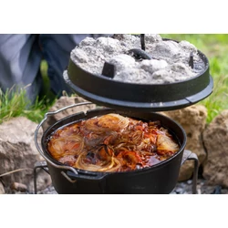 Petromax Dutch Oven, öntöttvas lábas (4 liter, Ø 25 cm)