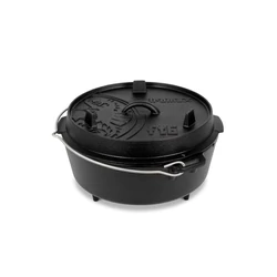 Petromax Dutch Oven, öntöttvas lábas (5,5 liter, Ø 30 cm)