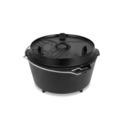 Petromax Dutch Oven, öntöttvas lábas (8 liter, Ø 32 cm)