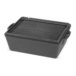 Petromax öntöttvas kenyérsütő forma fedéllel (8 liter, 34 × 24 cm)