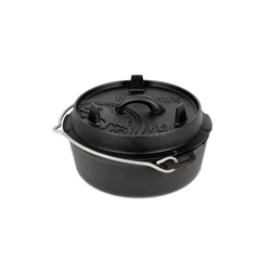 Petromax Dutch Oven, öntöttvas lábas (1,8 liter, Ø 20 cm)