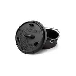 Petromax Dutch Oven, öntöttvas lábas (1,8 liter, Ø 20 cm)