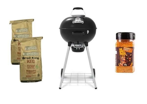 Broil King Crown faszenes gömbgrill 57 cm - Kezdő Csomag