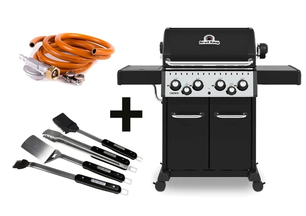 Broil King kerti gázgrill - Crown 490 - Csomagajánlat