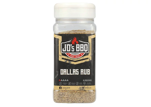 JD's BBQ Dallas  Rub szóródobozban 300 g