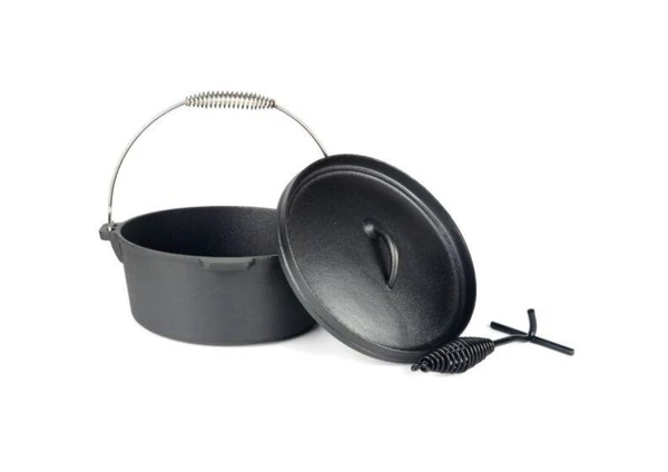 Öntöttvas Dutch Oven, lábas 4,5 L–fedővel, emelővel