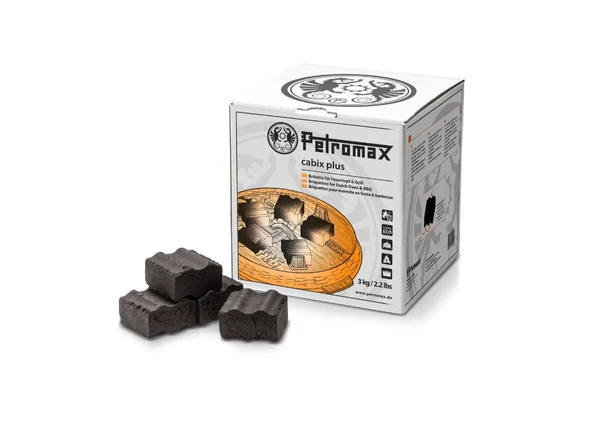 Petromax Cabix Plus brikett Dutch Ovenhez és grillezéshez (3 kg)