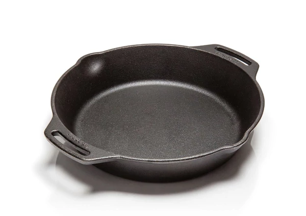 Petromax öntöttvas serpenyő, két füllel (Ø 25 cm)