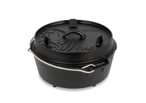 Petromax Dutch Oven, öntöttvas lábas (4 liter, Ø 25 cm)