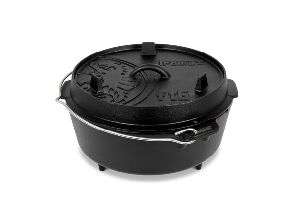 Petromax Dutch Oven, öntöttvas lábas (5,5 liter, Ø 30 cm)