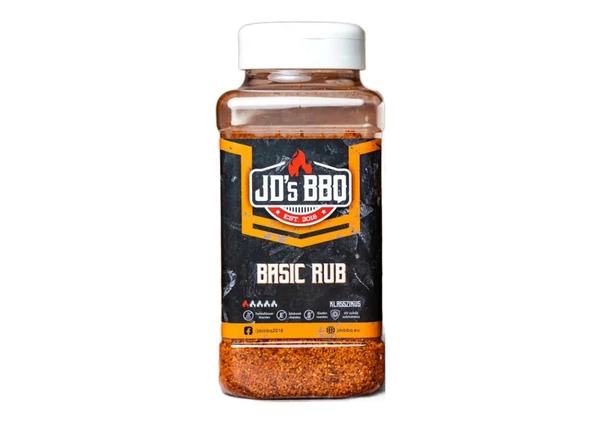 JD&#039;s BBQ Basic Rub fűszer szóródobozban