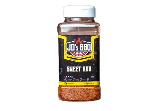 JD&#039;s BBQ Sweet Rub fűszer szóródobozban