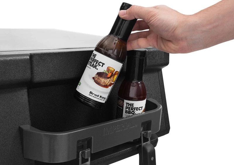 Broil King kerti gázgrill - Imperial 690 Black tartó rekesz