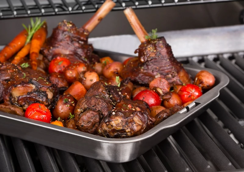 Broil King Rozsdamentes sütőtál és csepegtető tálca