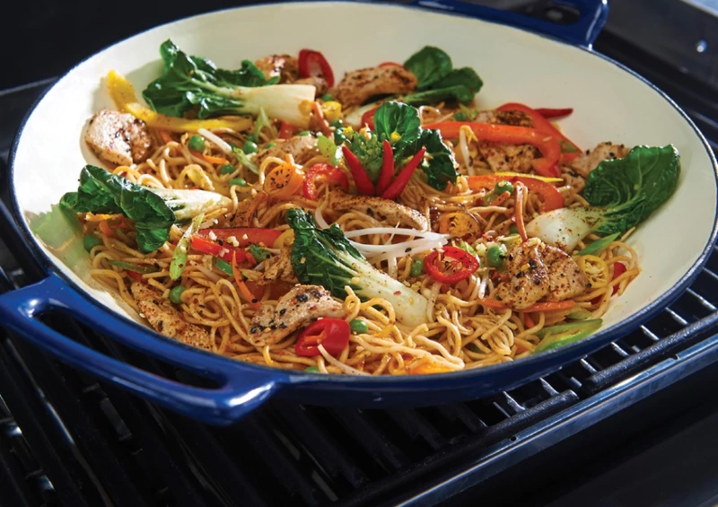 Broil King Wok tál porcelán bevonattal