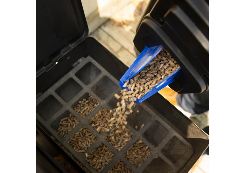 Pellet tartó tartály