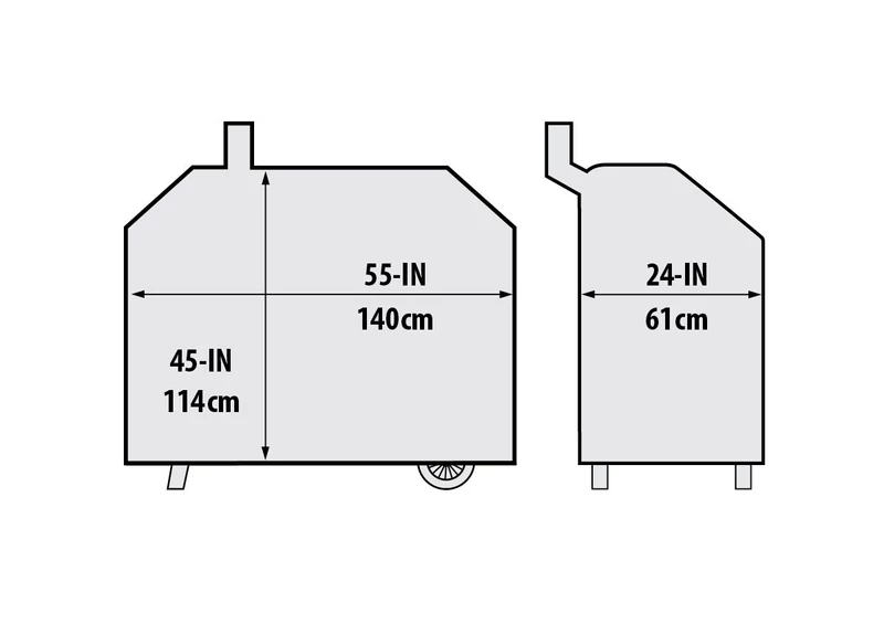Broil King Prémium takaró ponyva - Regal pellet 500