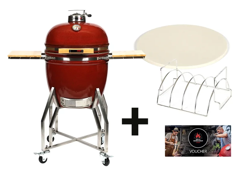 Kamado Chef 19, faszenes grill, 