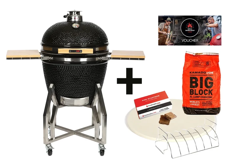 Kamado Chef 22, faszenes grill