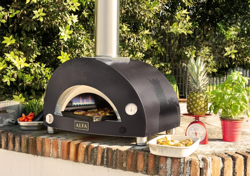 Alfa Forni Moderno 1 Pizza - Gázüzemű - Szürke