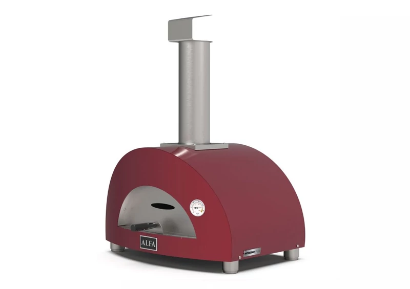 Alfa Forni Moderno 1 Pizza - Fatüzelésű - Piros