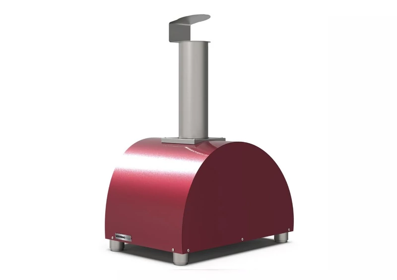 Alfa Forni Moderno 1 Pizza - Fatüzelésű - Piros