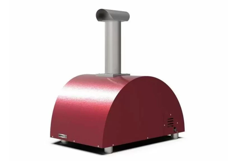 Alfa Forni Moderno 2 Pizze - Fatüzelésű - Piros 