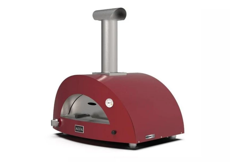 Alfa Forni Moderno 2 Pizze - Gázüzemű - Piros