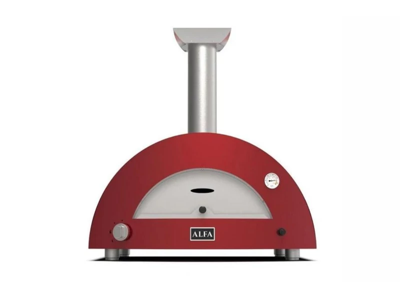 Alfa Forni Moderno 2 Pizze - Gázüzemű - Piros