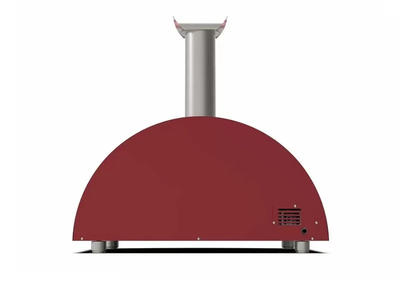 Alfa Forni Moderno 3 Pizze - Fatüzelésű - Piros