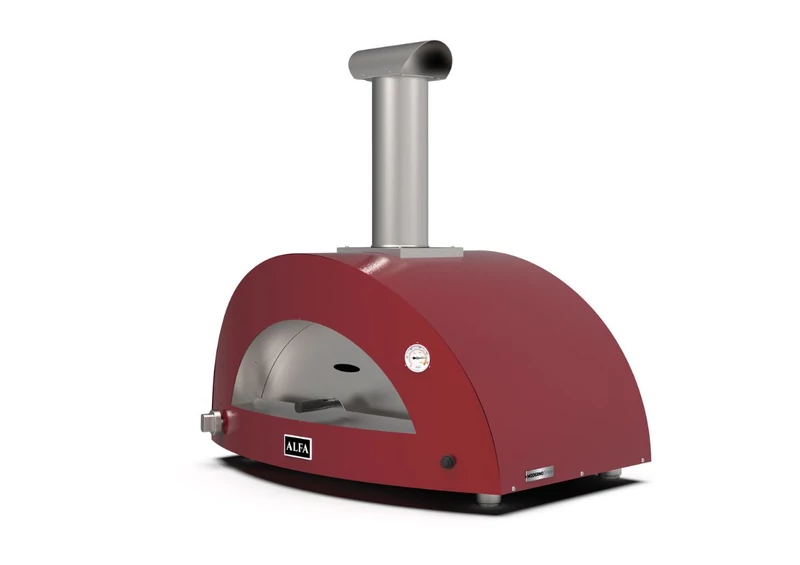 Alfa Forni Moderno 3 Pizze - Gázüzemű - Piros