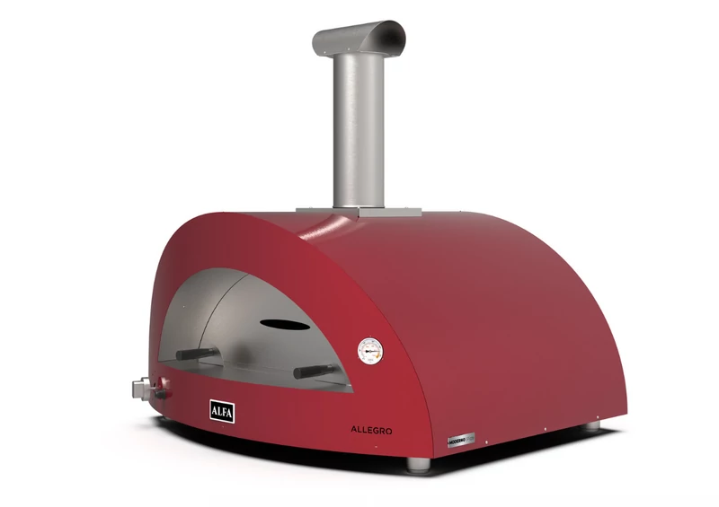 Alfa Forni Moderno 5 Pizze - Gázüzemű - Piros