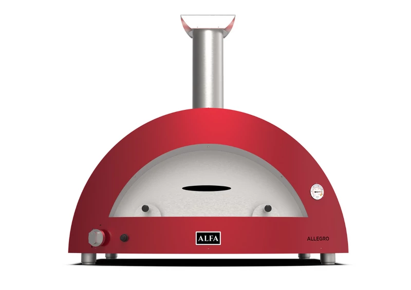 Alfa Forni Moderno 5 Pizze - Gázüzemű - Piros