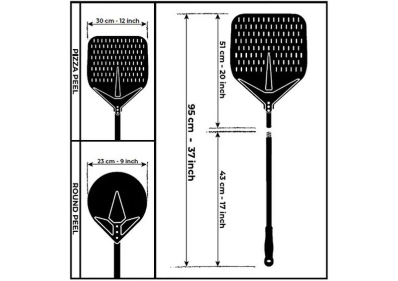 Alfa Forni Pizzalapát - Medium