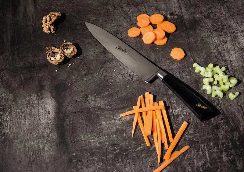 Berkel Elegance fényes fekete szakács kés 20 cm